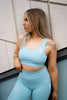 Zeus Sports Bra - Sky Blue