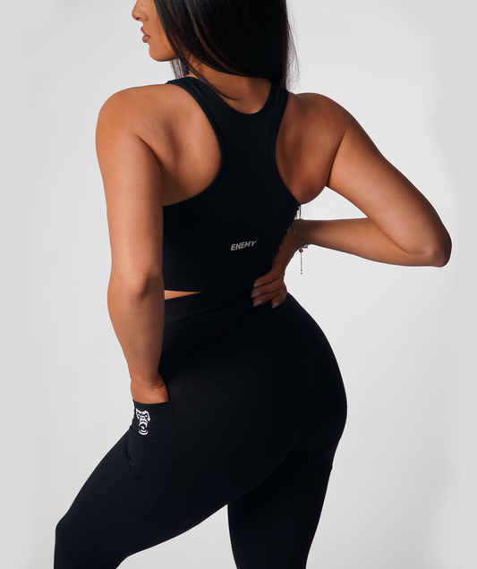 Zeus Sports Bra - Black