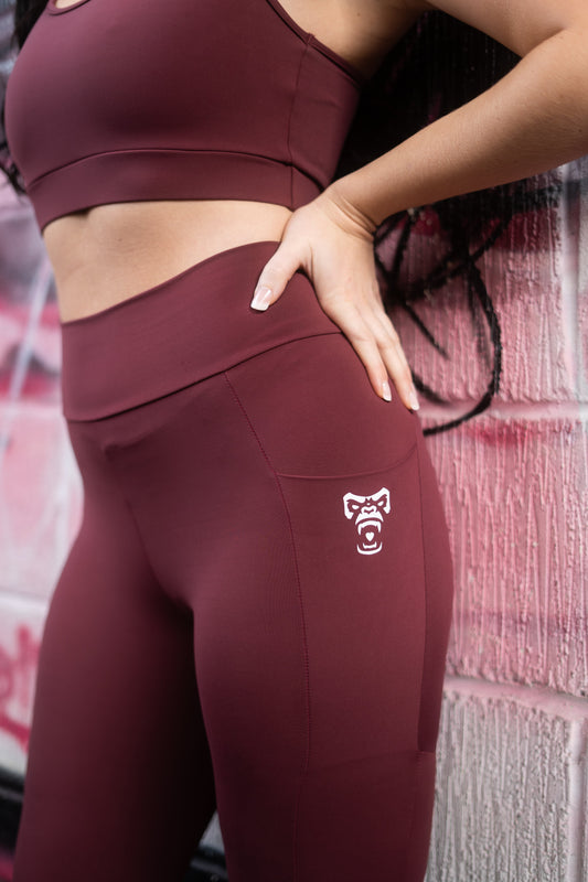 Zeus Leggings - Claret