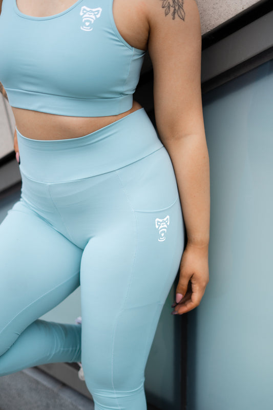 Zeus Leggings - Sky Blue